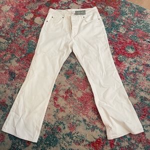 H&M White Flare Jeans